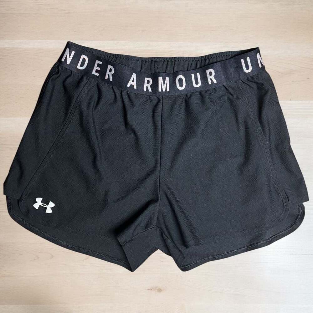 Under Armour Women's Play Up 3.0 Shorts Black Size Medium